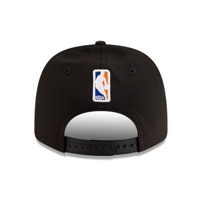 6. New Era 9SEVENTY New York Knicks NBA Team Schwarze Stretch-Snapback-Kappe - 60755449