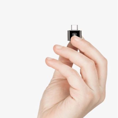 5. Baseus Mini USB-A auf USB-C OTG Adapter - Schwarz