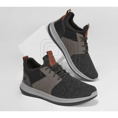 9. Skechers Delson Camben M 65474BKGY Schuhe