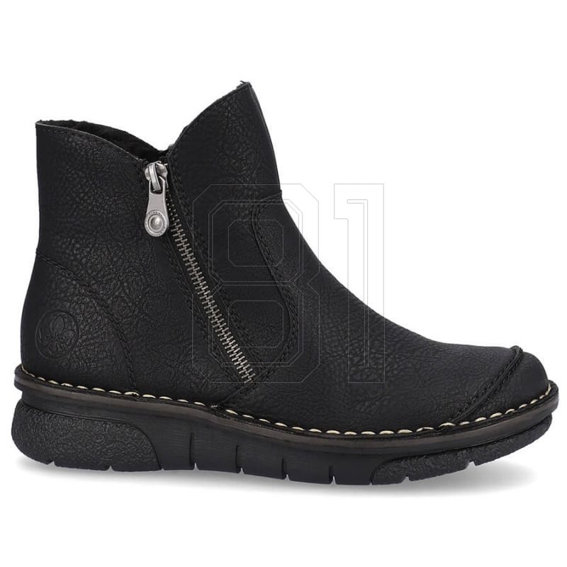 16. Bequeme isolierte Stiefeletten Rieker W RKR612 schwarz
