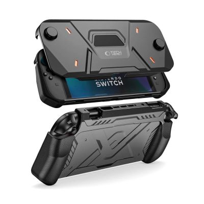 2. Tech-Protect Carbonox-Hülle für Nintendo Switch 2, Schwarz