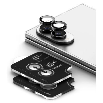 3. Ringke Kamerarahmenschutz, 2er-Pack für Samsung Galaxy Z Fold 8 – Schwarz