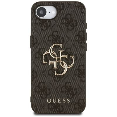 3. Guess 4G Big Logo Case für iPhone 16e - Schwarz