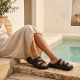 6. Sportliche Damen-Flip-Flops mit dicker Sohle für den Pool, schwarz, Big Star TT274A037