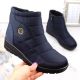 2. News W EVE437B marineblaue Schneestiefel mit Keilabsatz