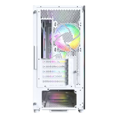 4. Montech X5M (W) Micro Tower Computer-Sicherheits- und Halterungsset Weiß