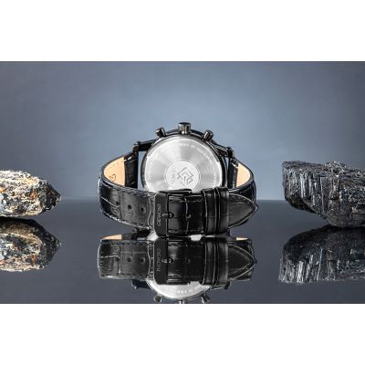 7. Giewont Herrenuhr Chronograph Saphir Schwarz GW6260-A3