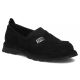 Damen-Ledermokassins mit Gummiband, schwarz, Filippo DP7947