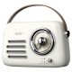 4. SAVIO Tragbares Radio Weiß RS-02