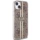 4. Guess IML 4G Gold Stripe Hülle für iPhone 15 Plus / 14 Plus – braun