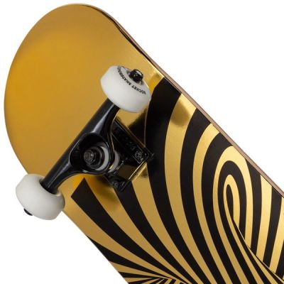 10. Rocket Twisted Foli Gold Skateboard 7,5" RKT-COM-1555