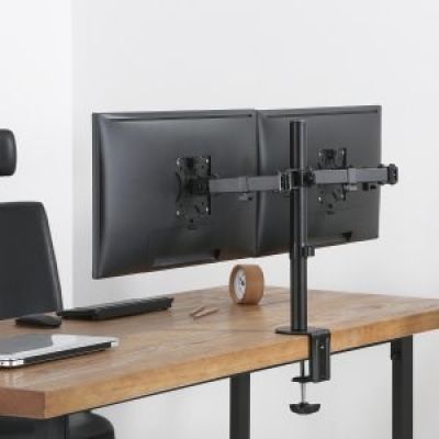 5. MACLEAN Tischhalterung für 2 LCD-Monitore MC-884