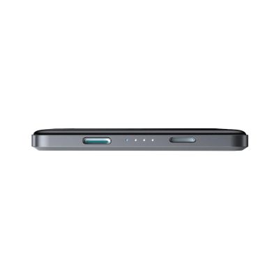5. Powerbank Joyroom JR-PBM08 5000mAh 20W ultradünn mit induktivem Laden - grau