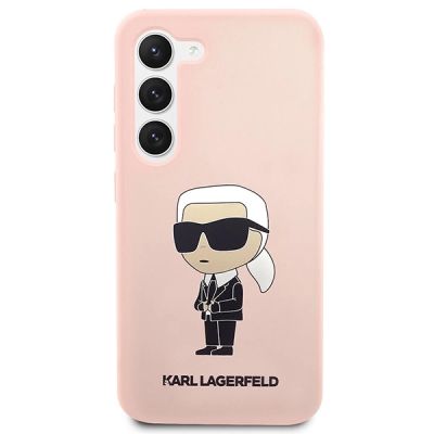 3. Karl Lagerfeld KLHCS23MSNIKBCP S23+ S916 Hardcase pink/pink Silikon Ikonik