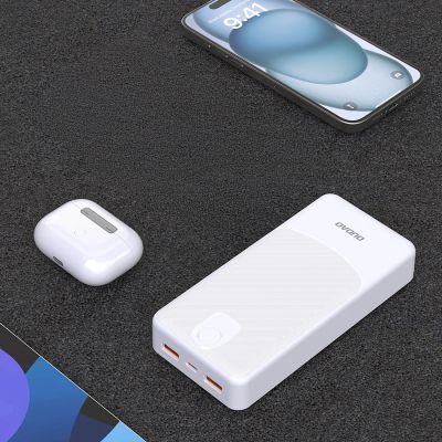 5. Dudao K10Pro Powerbank 2,4 A 20000 mAh 2 x USB-A - Weiß