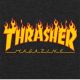 3. Thrasher Magazine Girl Flame Logo Racerback Schwarzes Damen-T-Shirt