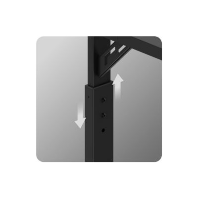 10. Huzaro Hero 2.6 Schwarzer Gaming-Schreibtisch