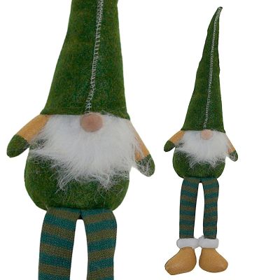 6. Dekorativer Zwerggnom, 30+15 cm, grün