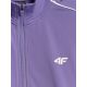 7. Lockerer Sport-Sweatshirt für Mädchen ohne Kapuze 4F 4FJRSS26TSWSF3057-51S