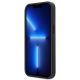 5. Guess Saffiano 4G Small Metal Logo Case für iPhone 13 Pro / 13 6.1" - Schwarz