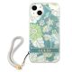 3. Guess GUHCP13MHFLSN iPhone 13 6.1" grün/grüne Hardcase Flower Strap