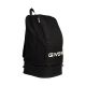 3. Rucksack Givova Zaino mit verstärktem Boden, schwarz B007-0010-UNICA