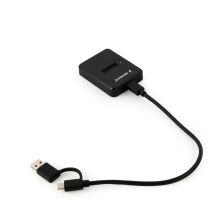 GEMBIRD M.2 SATA & NVMe SSD Dockingstation Schwarz