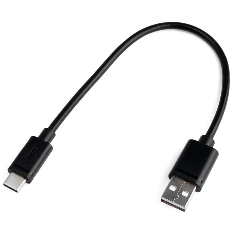 5. UNITEK USB-Kabel USB-A auf USB-C, 25 cm, Y-C480BK