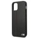 5. BMW M Collection PU Carbon Stripe Schutzhülle für iPhone 12 mini – Schwarz