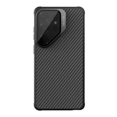 2. Nillkin CarboProp Magnethülle mit Kameraabdeckung und Ständer, kompatibel mit MagSafe für Samsung S26 Ultra – Schwarz