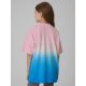 2. Locker geschnittenes Mädchen-T-Shirt mit Aufdruck 4F 4FJRSS26TTSHF4186-91A