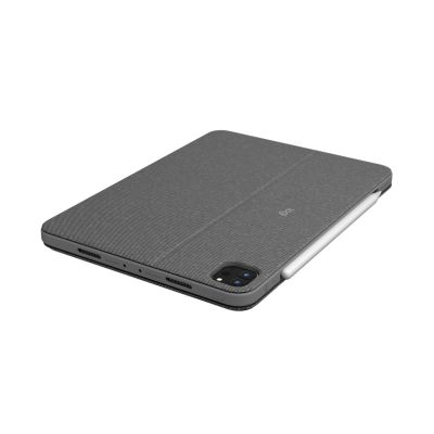 6. Logitech Combo Touch QWERTZ Deutscher Smart Connector Grau