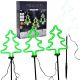 Dekorative Gartenleuchten, 3er-Set, Neon-Wegeleuchten für den Weihnachtsbaum
