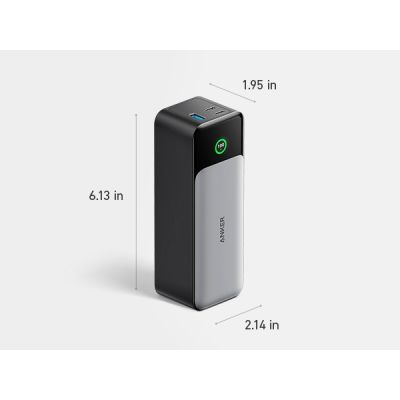 8. Powerbank Anker 737 24000mAh Schwarz, Silber (7978673)