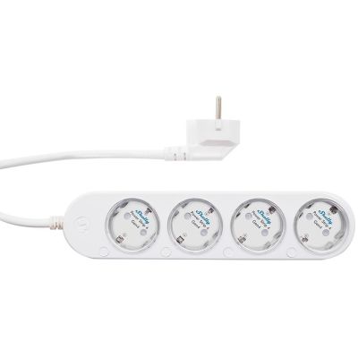 Shelly Power Strip 4 Gen4 Weiße Smart-Steckdosenleiste