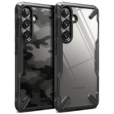 4. Ringke Fusion X Hülle für Samsung Galaxy S25+ - Schwarz Camo