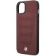 6. Hülle BMW BMHCP14S22RPSR iPhone 14 6.1" bordeaux/bordeaux Ledersitze Muster