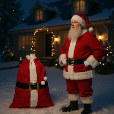 8. Weihnachtsgeschenktüte 70x50CM MICA - Gürtel