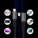 6. Wozinsky WPS1-UY41S USB-C USB4 40Gb/s 240W 1,5m 4K abgewinkeltes Kabel - Schwarz