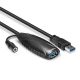 4. Lindy 43156 USB-Kabel USB 3.2 Gen 1 (3.1 Gen 1) 10 m USB A Schwarz