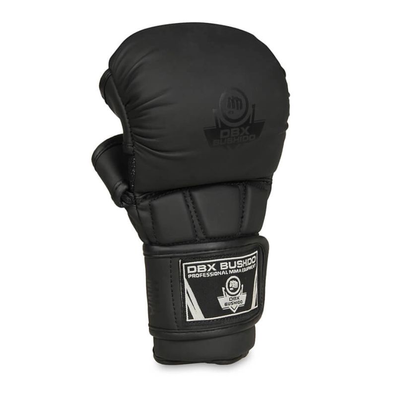 6. MMA Sparring Handschuhe M - Black Master - Valor Series