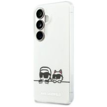 Karl Lagerfeld IML Peekaboo Karl&Choupette MagSafe Hülle für Samsung Galaxy S26 - Transparent