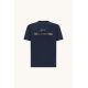 5. Paul&Shark Herren-T-Shirt aus Baumwolle, Marineblau und Gold, 99311007-50E – Klassischer Schnitt, Logo