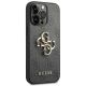4. Guess 4G Big Metal Logo Case für iPhone 14 Pro - Grau