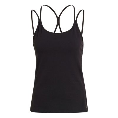 7. adidas Studio Slim Strappy Back Tank Top W HE3140