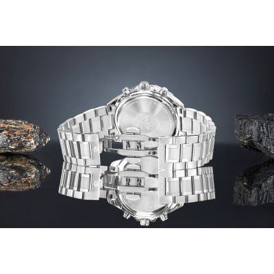 6. Giewont Chronograph Saphir Silber Herrenuhr GW7290-B2