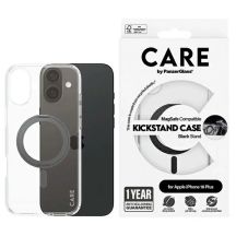 CARE by PanzerGlass Feature Kickstand Case iPhone 16 Plus 6,7" schwarz/schwarz MagSafe 1323