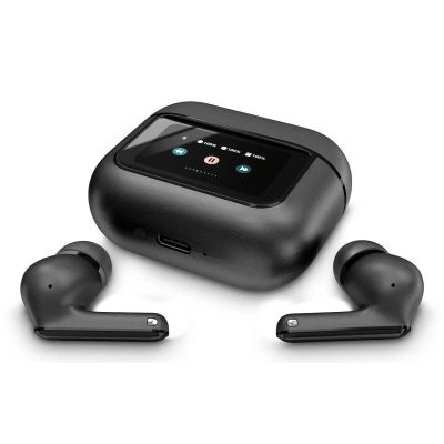 3. Energy Systems True Wireless-Kopfhörer der Icon-Serie mit Mikrofon, Bluetooth, Graphit, ANC