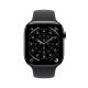 2. Apple Watch Series 11 GPS + Cellular 42mm Gehäuse aus schiefergrauem Titan mit schwarzem Sportarmband - S/M (MF8R4ZR/A)