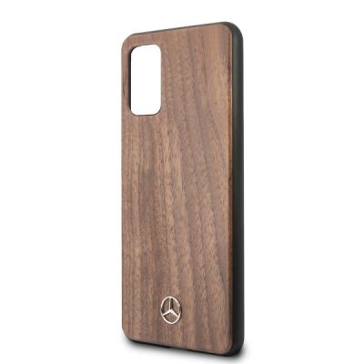 3. Mercedes Wood Line Walnut Case für Samsung Galaxy S20+ - Braun